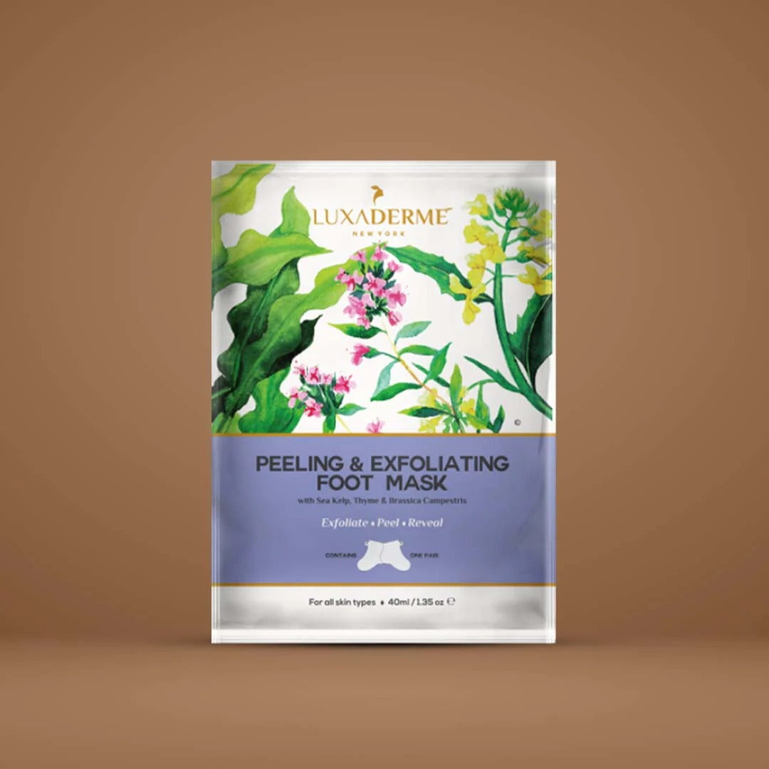 LuxaDerme Peeling & Exfoliating Foot Mask Signature Series