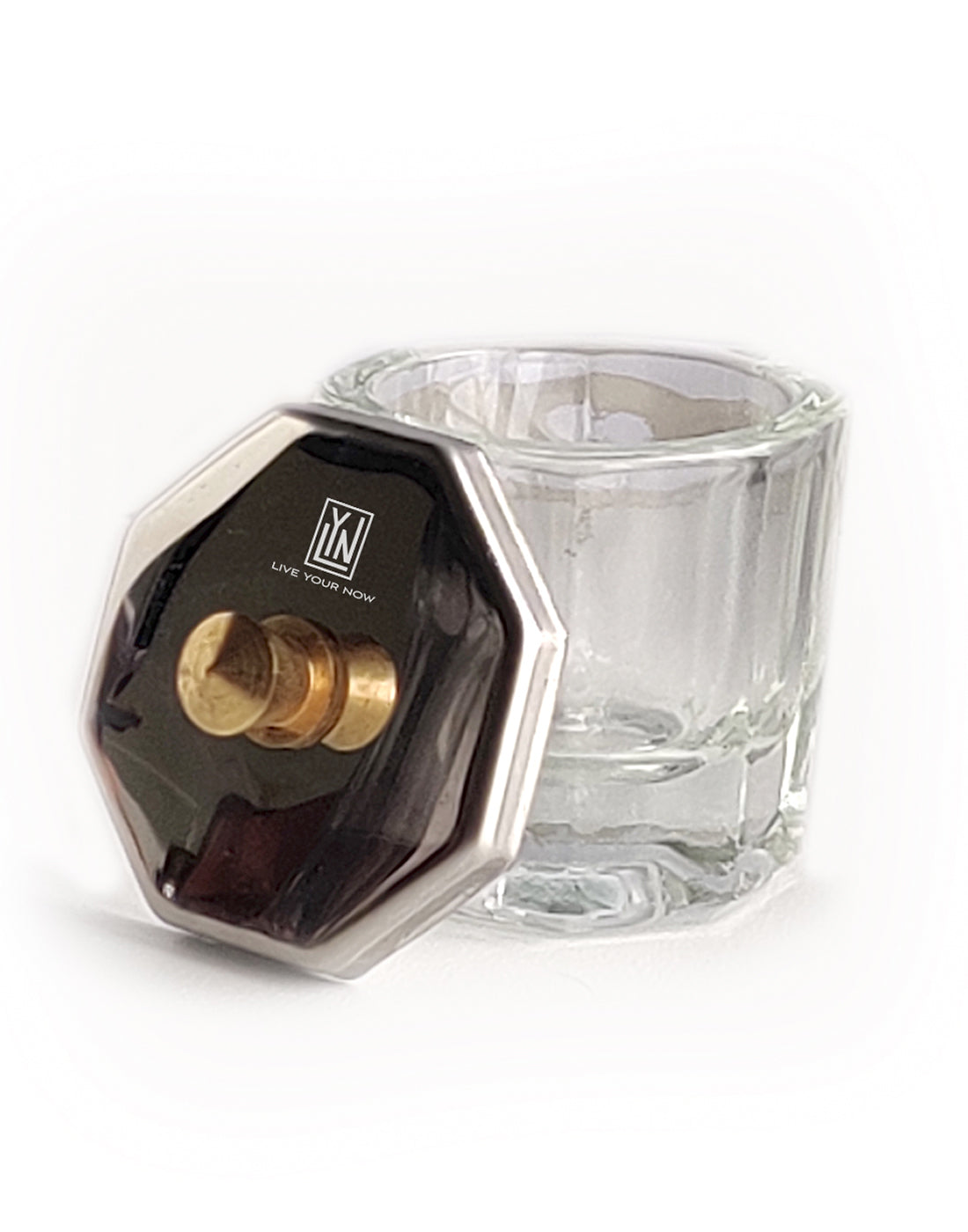 Glass Dapen Dish With Cover