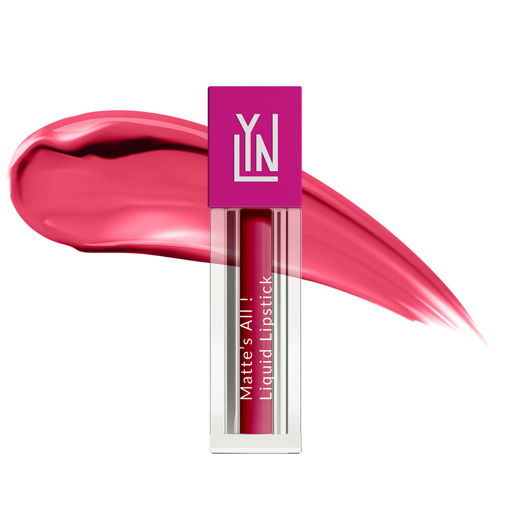 LYN Matte Liquid Lipstick-Pink Lush 1 ml