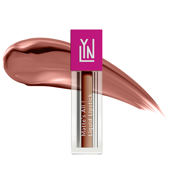 LYN Matte Liquid Lipstick (Back to Office)- Nude Energy & Good Mauve