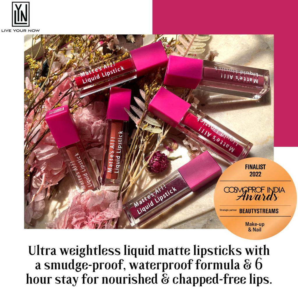 LYN Matte Liquid Lipstick (Back to Office)- Nude Energy & Good Mauve